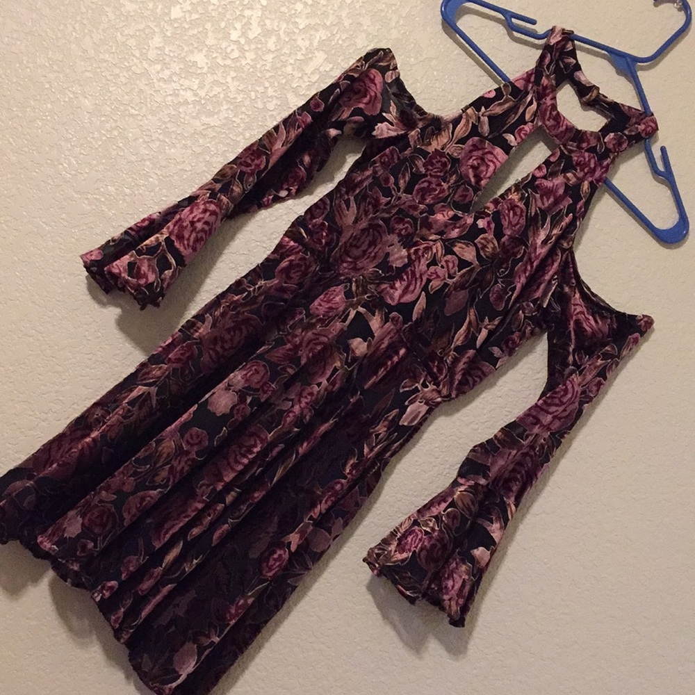 Cold Shoulder Skater Dress